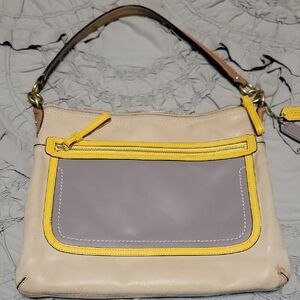 Coach Poppy Handbag Satchel Shoulder Bag Purse